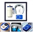 Executive Gift Vacuum Neck Massager Power Bank Set | https://www.bestnamebadges.com