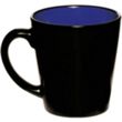 12 oz. Two-Tone Latte Custom Mug | https://www.bestnamebadges.com