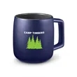 15 oz Geo Square Handle Ceramic Mug | https://www.bestnamebadges.com