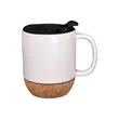 14 oz Ceramic Mug With Cork Base | https://www.bestnamebadges.com