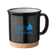 15 oz Campfire Mug With Bamboo Base | https://www.bestnamebadges.com