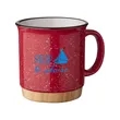 15 oz Campfire Mug With Bamboo Base | https://www.bestnamebadges.com