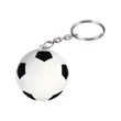 Soccer Ball Shape Stress Reliever Keychain | https://www.bestnamebadges.com