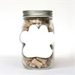 Pint Jar with Paw Magnet Pet Fill | https://www.bestnamebadges.com