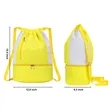 8 Can Nylon Drawstring Cooler Backpack | https://www.bestnamebadges.com