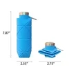 17 oz Collapsible Silicone Water Cup | https://www.bestnamebadges.com