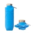17 oz Collapsible Silicone Water Cup | https://www.bestnamebadges.com