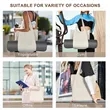 Large Capacity Multifunctional Yoga Canvas Tote Bag | https://www.bestnamebadges.com