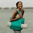 Large Capacity Multifunctional Yoga Canvas Tote Bag | https://www.bestnamebadges.com