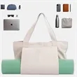 Large Capacity Multifunctional Yoga Canvas Tote Bag | https://www.bestnamebadges.com
