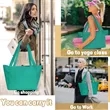 Large Capacity Multifunctional Yoga Canvas Tote Bag | https://www.bestnamebadges.com