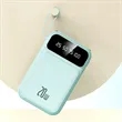 10,000mAh Power Bank with LCD Display and Flashlight | https://www.bestnamebadges.com