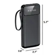 10000mAh Power Bank with LCD Display and Flashlight | https://www.bestnamebadges.com