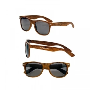 Wood Grain Sunglasses