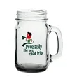 16 oz. Libbey Mason Jars with Handles | https://www.bestnamebadges.com
