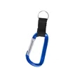 Carabiner With Strap And Split Ring Keychain | https://www.bestnamebadges.com