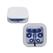 Earbuds In Square Case | https://www.bestnamebadges.com