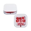 Earbuds In Square Case | https://www.bestnamebadges.com