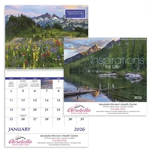 Good Value™ Inspirations for Life - Spiral Calendar | https://www.bestnamebadges.com