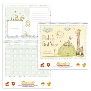 Triumph® Calendars Baby's First Year by Rachelle Anne Miller | https://www.bestnamebadges.com