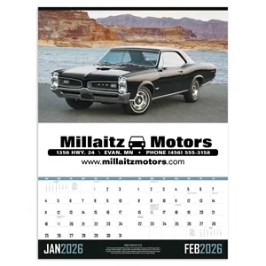 Triumph® Calendars Muscle Cars Calendar | https://www.bestnamebadges.com