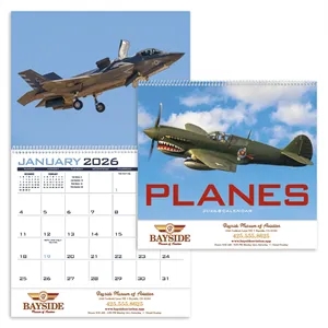 Triumph® Calendars Planes Calendar | https://www.bestnamebadges.com