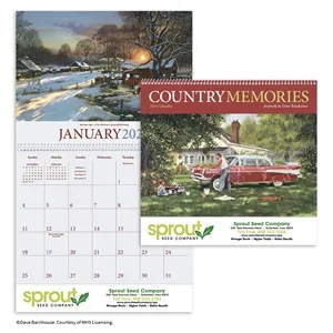 Triumph® Calendars Country Memories Calendar | https://www.bestnamebadges.com