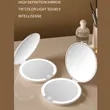 Portable Folding Compact Pocket Mirror With Touch Dimming | https://www.bestnamebadges.com