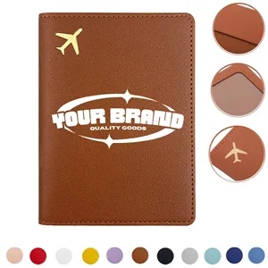 PU Leather Travel Water Resistant Document Passport Holder