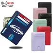 Minimalist Leather Slim Card Holder Wallet RFID Blocking | https://www.bestnamebadges.com