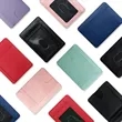 Minimalist Leather Slim Card Holder Wallet RFID Blocking | https://www.bestnamebadges.com
