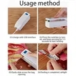 Chargeable Three Gear Adjustment Sealer Machine For Food | https://www.bestnamebadges.com