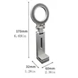 Ultra-Light Adjustable Foldable Magnetic Mobile Phone Holder | https://www.bestnamebadges.com