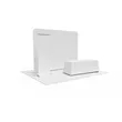 10ft Display Kit With Backdrop, Banner Stand & Table Throw | https://www.bestnamebadges.com