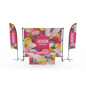 10ft Display Kit With Backdrop, Banner Stand & Table Throw