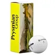 TaylorMade Distance+ Golf Balls in Custom Three Ball Sleeve | https://www.bestnamebadges.com