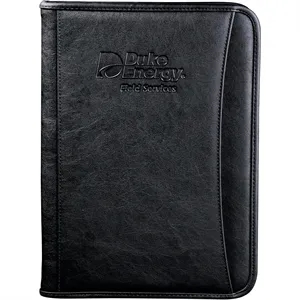 FSC® Mix Executive DuraHyde Zippered Padfolio | https://www.bestnamebadges.com