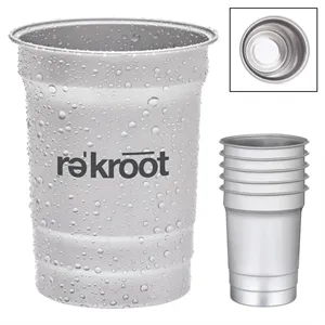 20 oz. Recyclable Reusable Aluminum Party Cup | https://www.bestnamebadges.com