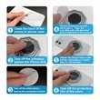 Foldable 360 Rotation Magnetic Phone Ring Holder Car Mount | https://www.bestnamebadges.com
