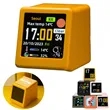 Portable Desktop Gadget Smart Weather Monitoring WiFi Clock | https://www.bestnamebadges.com