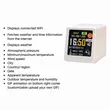 Portable Desktop Gadget Smart Weather Monitoring WiFi Clock | https://www.bestnamebadges.com