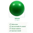 63mm Smooth Colorful PU Sponge Relief Stress Venting Balls | https://www.bestnamebadges.com