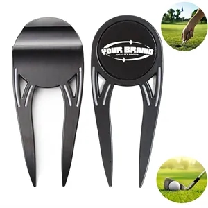 Zinc Alloy Golf Divot Repair Tool with Bottle Opener