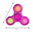 Push Pop Bubble Fidget Spinner Stress Relief Toy | https://www.bestnamebadges.com