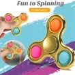 Push Pop Bubble Fidget Spinner Stress Relief Toy | https://www.bestnamebadges.com