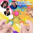 Push Pop Bubble Fidget Spinner Stress Relief Toy | https://www.bestnamebadges.com