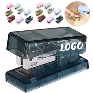 Portable Transparent Mini Colorful Hand-Held Stapler