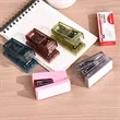Portable Transparent Mini Colorful Hand-Held Stapler | https://www.bestnamebadges.com