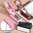 Portable Transparent Mini Colorful Hand-Held Stapler | https://www.bestnamebadges.com