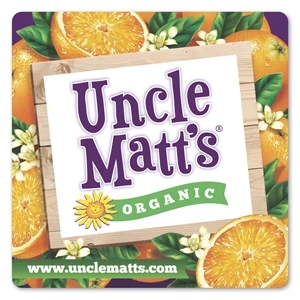 3.5 X 3.5 In Square Removable Label | https://www.bestnamebadges.com